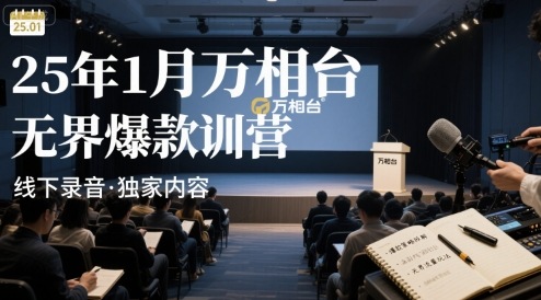 25年1月万相台无界爆款特训营线下录音-白蛇网赚