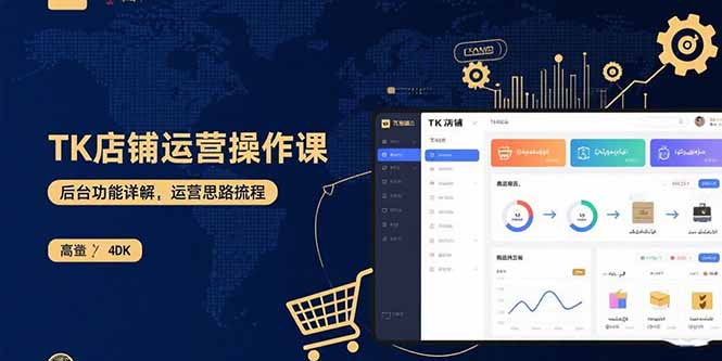 TK店铺运营实操课：后台功能详解，商品上架流程，运营思路拆解-白蛇网赚