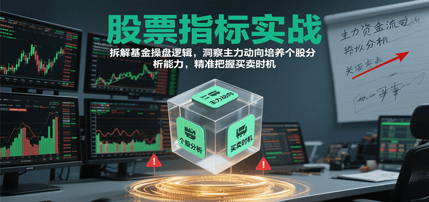 股票指标实战，基金操盘逻辑拆解，洞察主力动向培养个股分析能力把握买卖时机(更新)-白蛇网赚