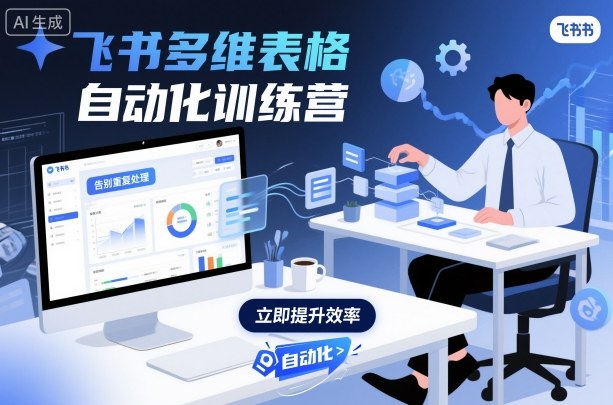 飞书多维表格自动化训练营，手把手教你告别重复处理，用多维表格开启高效办公新模式-白蛇网赚