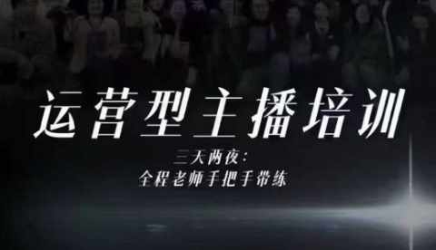 婉婉运营型主播培训线下课，主播四大能力，十小时线下录像+字幕，内容比线上课干-白蛇网赚