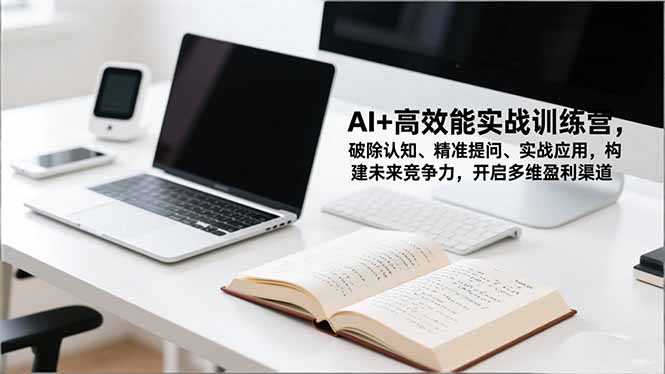 AI+高效能实战训练营，破除认知、精准提问、实战应用，构建未来竞争力，开启多维盈利渠道-白蛇网赚