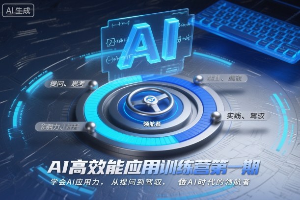 AI高效能应用训练营第一期,学会AI应用力,从提问到驾驭,做AI时代的领航者-白蛇网赚