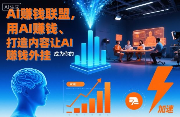 AI賺钱联盟,用AI賺钱、打造内容让AI成为你的賺钱外挂-白蛇网赚