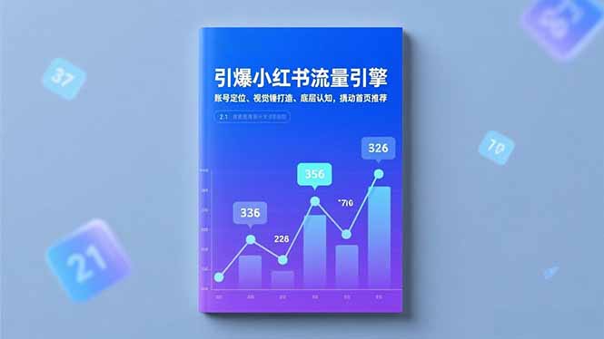 引爆小红书流量引擎，账号定位、视觉锤打造、底层认知，撬动首页推荐-白蛇网赚