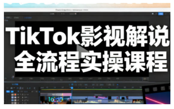 TikTok影视解说全流程实操，手把手教你打造TK爆款解说视频-白蛇网赚