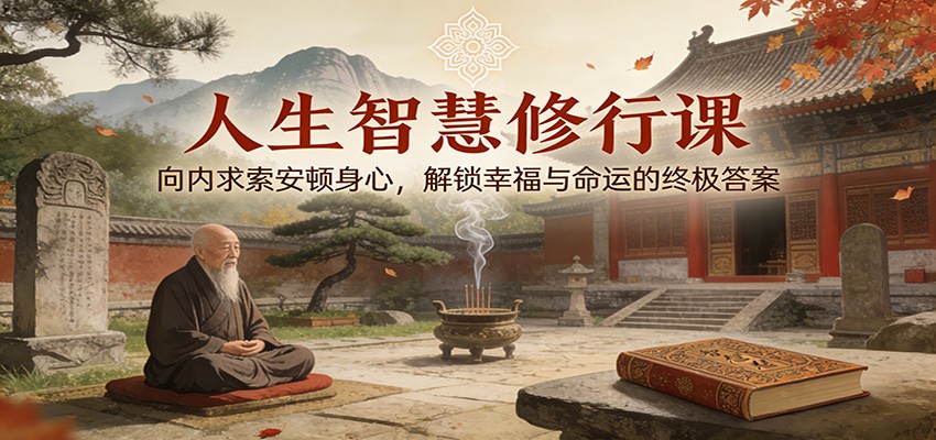 人生智慧修行课:向内求索安顿身心,解锁幸福与命运的终极答案-白蛇网赚