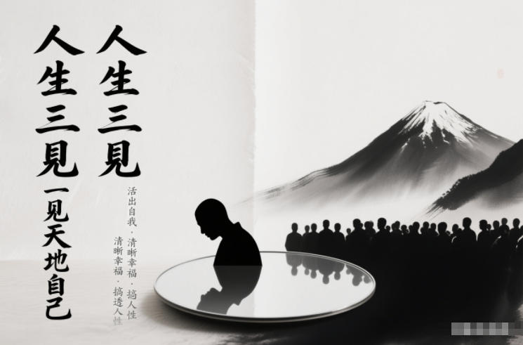 人生三见一见天地见众生见自己，活出自我拥有清晰幸福人生，搞透人性-白蛇网赚