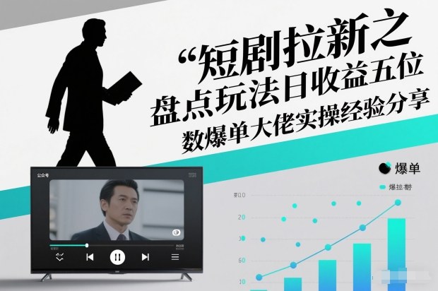 短剧拉新之盘点玩法日收益五位数爆单大佬实操经验分享-白蛇网赚