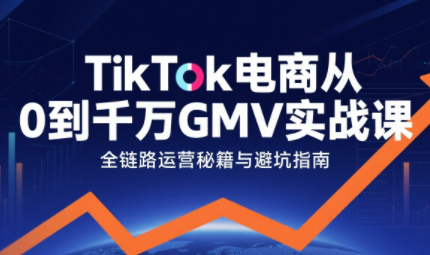 三千老师·TikTok电商从0到千万GMV实战课(更新)-白蛇网赚