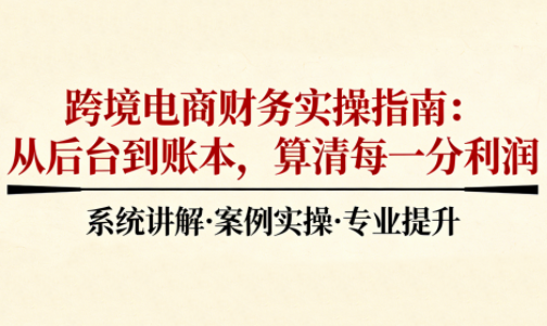 2025跨境电商财务实操指南-白蛇网赚