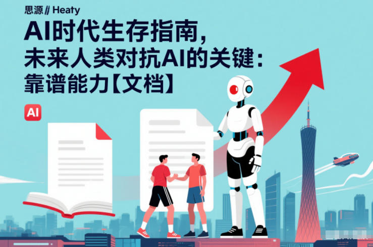 AI时代生存指南，未来人类对抗AI的关键：靠谱能力【文档】-白蛇网赚