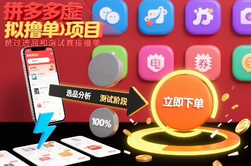 拼多多虚拟撸单项目，跳过选品和测试直接撸单-白蛇网赚