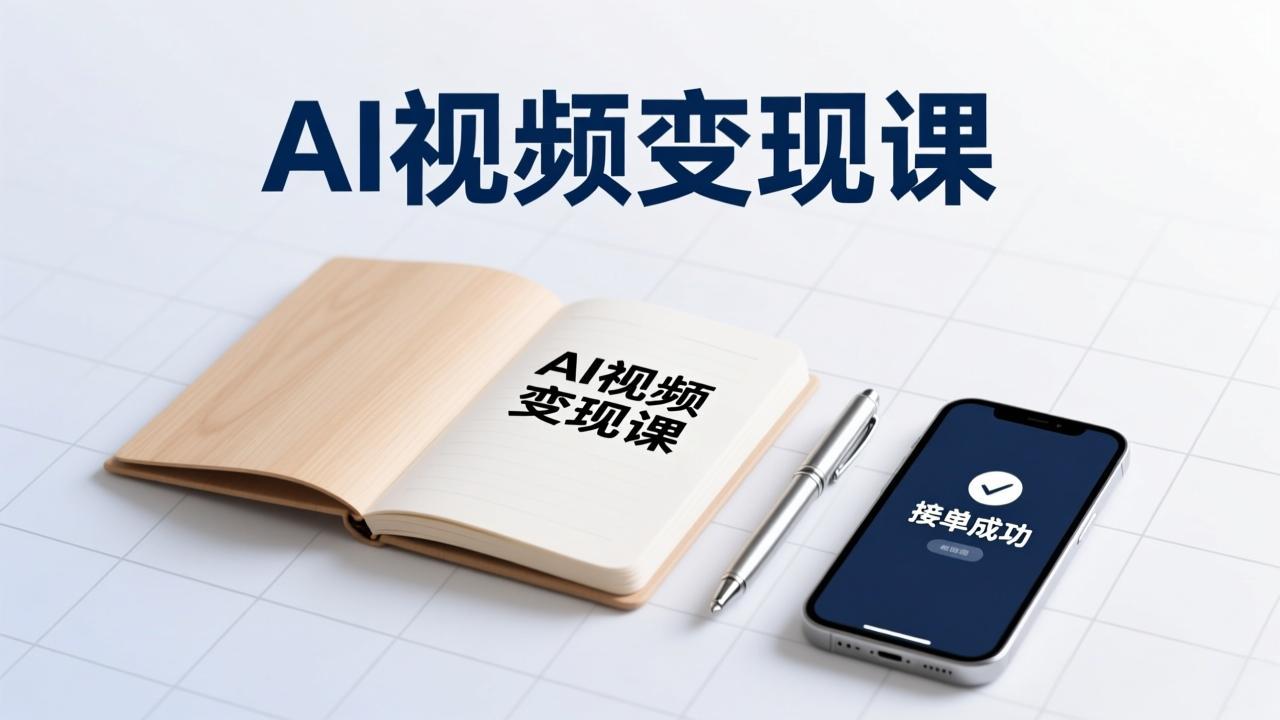 AI视频变现课，学完即可创作短片、接商单，实现副业增收，单项目报价可达千元-白蛇网赚