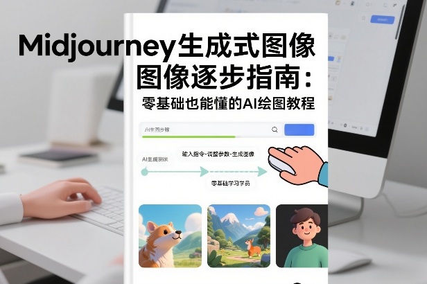 Midjourney生成式图像逐步指南：零基础也能懂的AI绘图教程-白蛇网赚