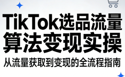 TikTok选品流量算法变现实操-白蛇网赚