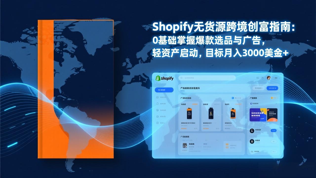 Shopify爆款打法实战：从选品到广告投放，复制爆款模型，驱动独立站月销售额破万刀-白蛇网赚