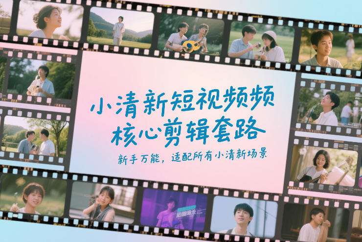 0c0f3eee4cb25c5575df1e8a9b193da3.jpeg 小清新短视频核心剪辑套路,新手万能,适配所有小清新场景