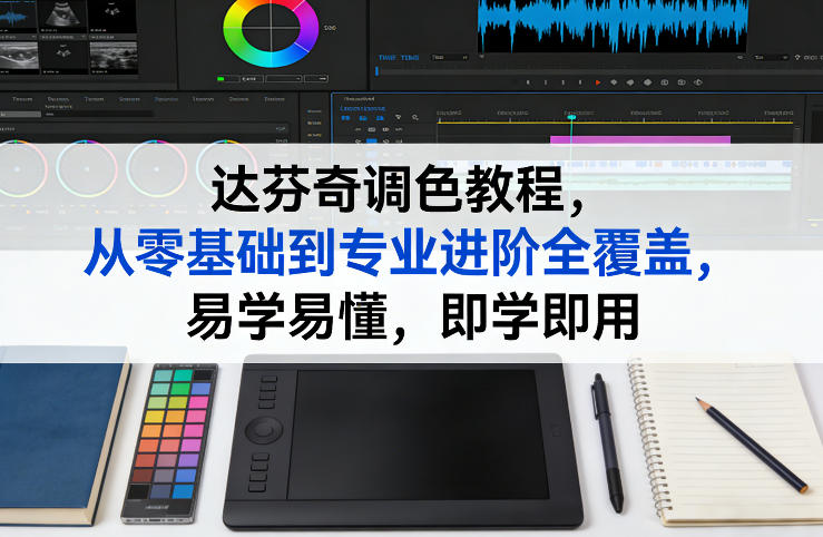 达芬奇调色教程，从零基础到专业进阶全覆盖，易学易懂，即学即用网赚项目-副业赚钱-互联网创业-资源整合歪妹网赚