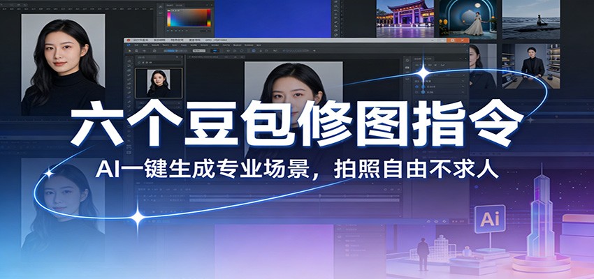 六个豆包修图指令:AI 一键生成专业场景,拍照自由不求人网赚项目-副业赚钱-互联网创业-资源整合歪妹网赚