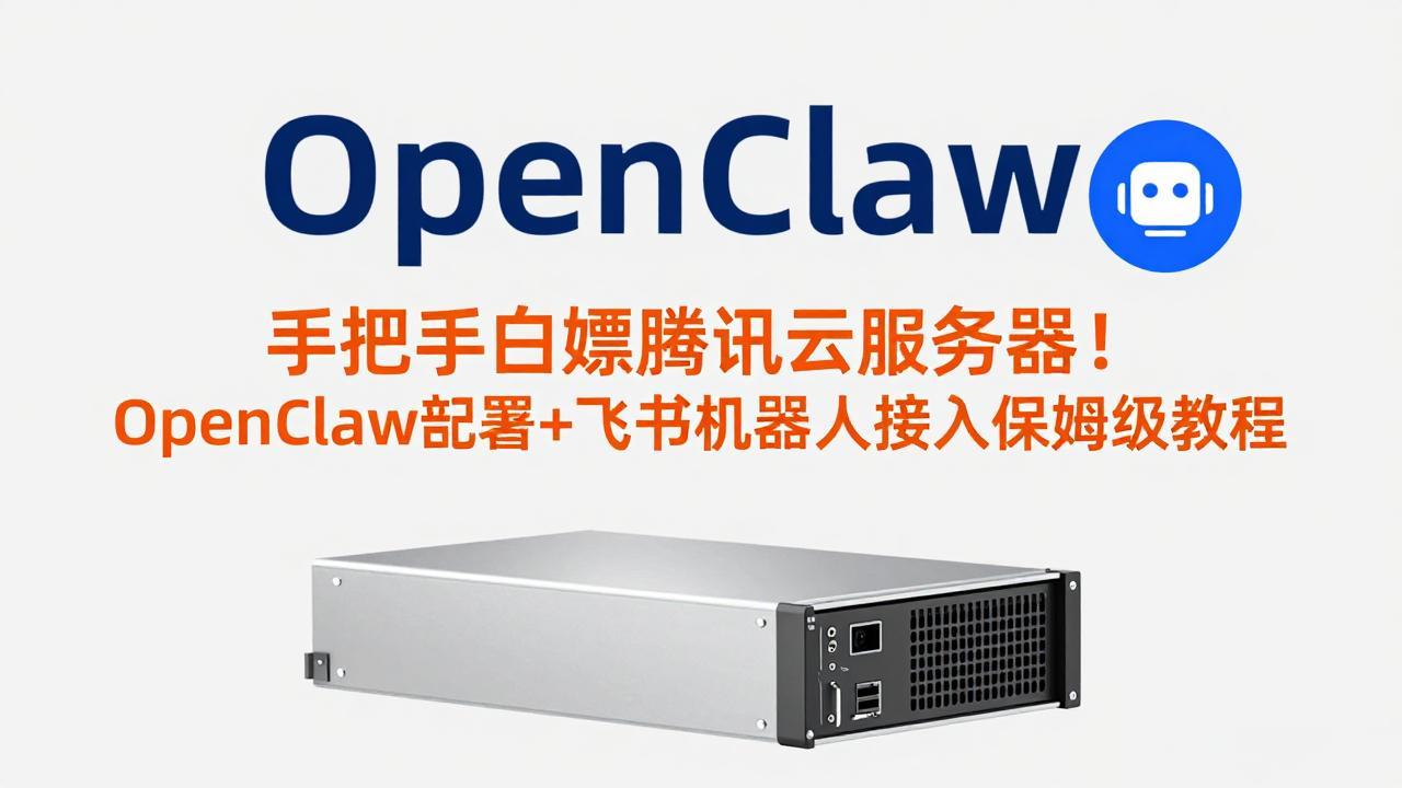 手把手白嫖腾讯云服务器！OpenClaw部署+飞书机器人接入保姆级教程-白蛇网赚