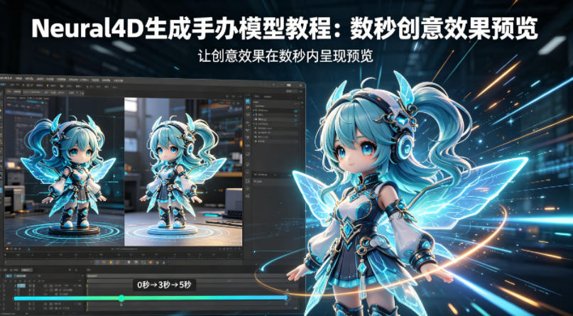 Neural4D生成手办模型教程，让创意效果在数秒内呈现预览-白蛇网