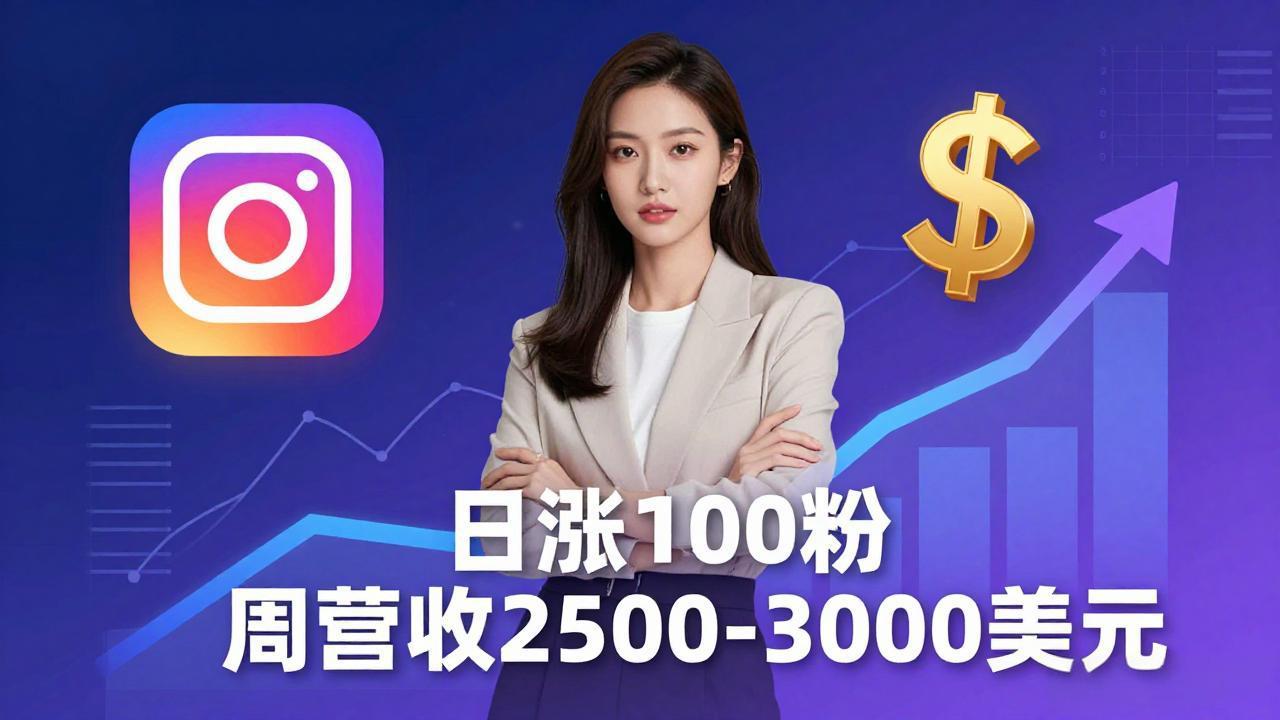 想做数字产品？Sheri亲授：日涨100粉、每周2500至3000美元的营收，Instagram躺着赚-白蛇网