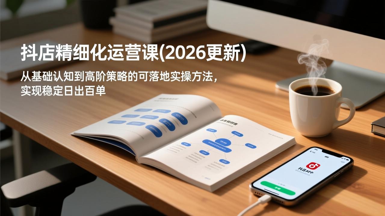 抖店精细化运营课(更新5月-白蛇网
