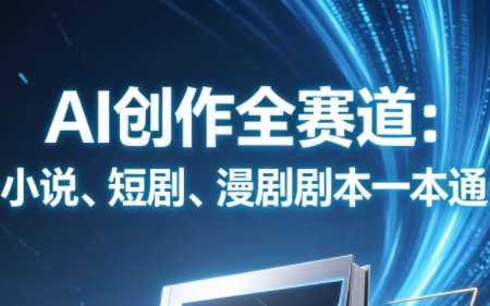AI创作全赛道:小说、短剧、漫剧剧本一本通(更新5月)网赚项目-副业赚钱-互联网创业-资源整合青创网