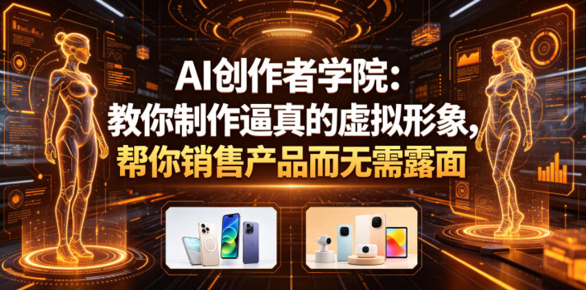 AI创作者学院：教你制作逼真的虚拟形象，帮你销售产品而无需露面【原创双语字幕】网赚项目-副业赚钱-互联网创业-资源整合青创网