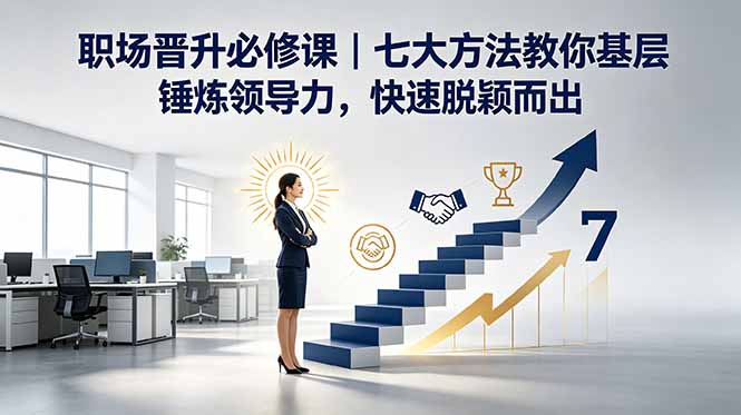 付费文章:职场晋升必修课|七大方法教你基层锤炼领导力,快速脱颖而出网赚项目-副业赚钱-互联网创业-资源整合青创网
