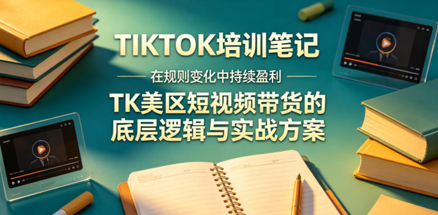 视界跨境TIKTOK4月17培训笔记，在规则变化中持续盈利，TK美区短视频带货的底层逻辑与实战方案【文档】网赚项目-副业赚钱-互联网创业-资源整合青创网