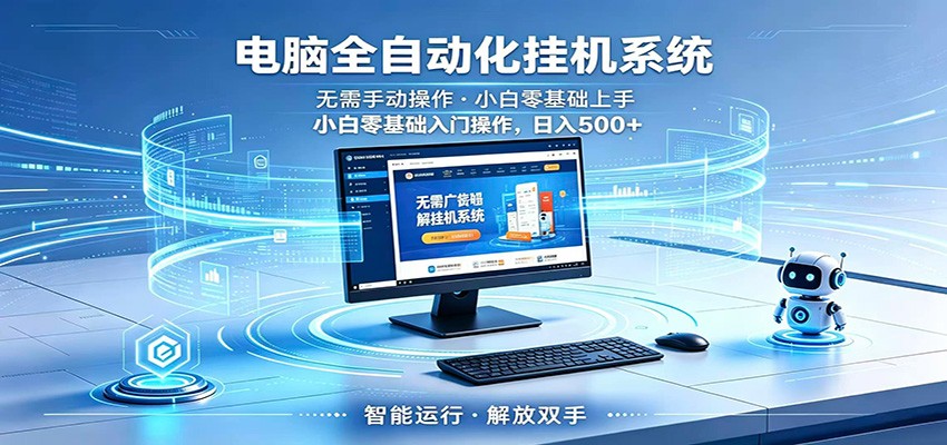 智能广告挂机无需值守，小白上手轻松实现每日增收网赚项目-副业赚钱-互联网创业-资源整合青创网