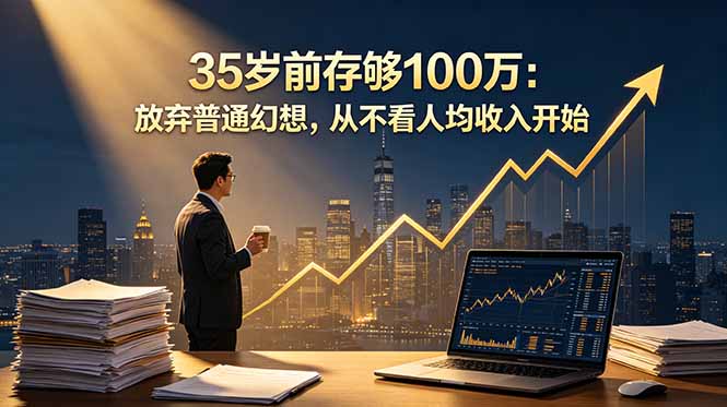 ba0017e3bc73b685455365802c246ba8.jpeg 35岁前存够100万:放弃普通幻想,从不看人均收入开始