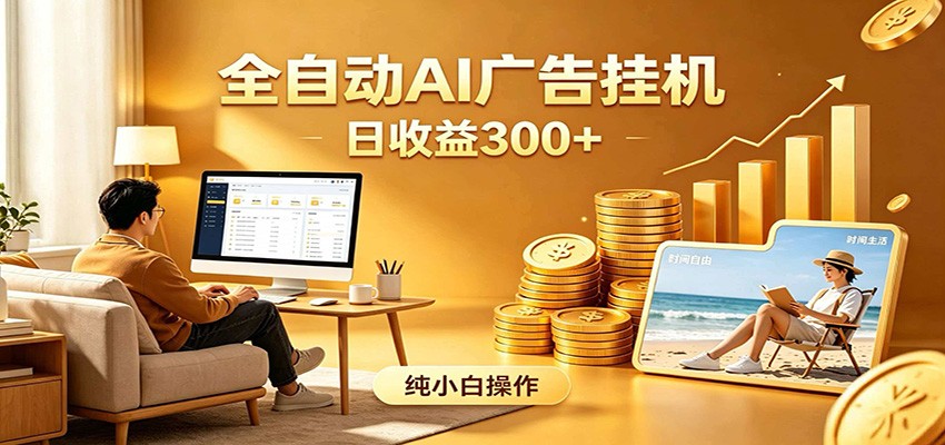 AI风口项目，全程解放双手，后台自动运行赚取收益，每天稳定收益300+-白蛇网