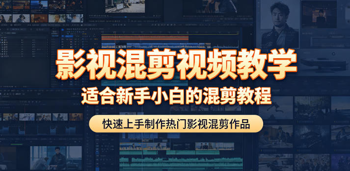 影视混剪视频教学，适合新手小白的混剪教程，快速上手制作热门影视混剪作品-白蛇网