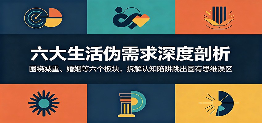 六大生活伪需求深度剖析:围绕减重、婚姻等六个板块,拆解认知陷阱跳出固有思维误区-白蛇网
