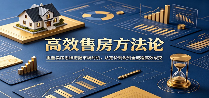 高效售房方法论:重塑卖房思维把握市场时机,从定价到谈判全流程高效成交网赚项目-副业赚钱-互联网创业-资源整合青创网