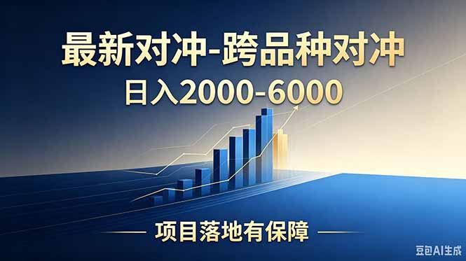 跨品种对冲震撼首发!日收益2000-6000+,项目绿色长久,安全稳健,合规靠谱,可批量放大网赚项目-副业赚钱-互联网创业-资源整合青创网