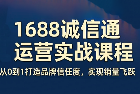 看山老师·阿里巴巴1688诚信通运营课程-白蛇网