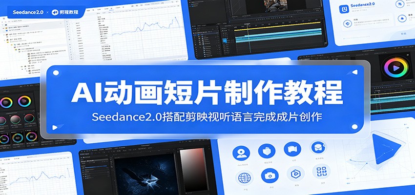 AI动画短片制作教程：Seedance2.0搭配剪映视听语言完成成片创作-白蛇网