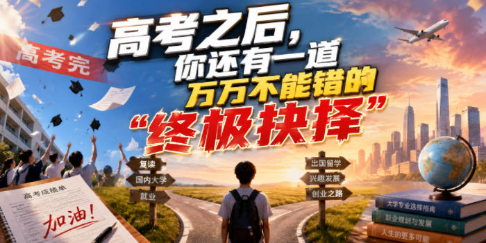 付费文章:高考之后,你还有一道万万不能错的“终极抉择”-白蛇网