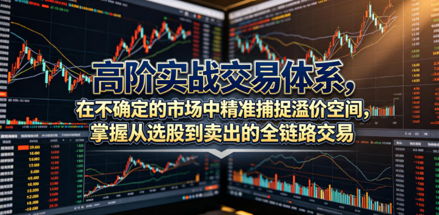 高阶实战交易体系，在不确定的市场中精准捕捉溢价空间，掌握从选股到卖出的全链路交易心法(更新6月)-白蛇网
