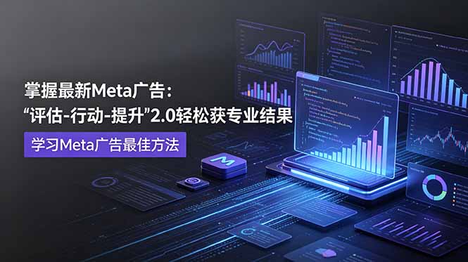 掌握最新的Meta广告，通过“评估-行动-提升”2.0版本轻松获得专业级结果。学习目前学习Meta广告的最佳方法-白蛇网