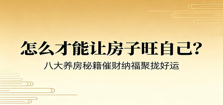 付费文章《怎么才能让房子旺自己？》八大养房秘籍催财纳福聚拢好运-白蛇网