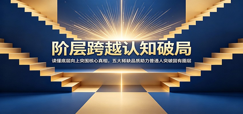 阶层跨越认知破局：读懂底层向上突围核心真相，五大稀缺品质助力普通人突破固有圈层-白蛇网