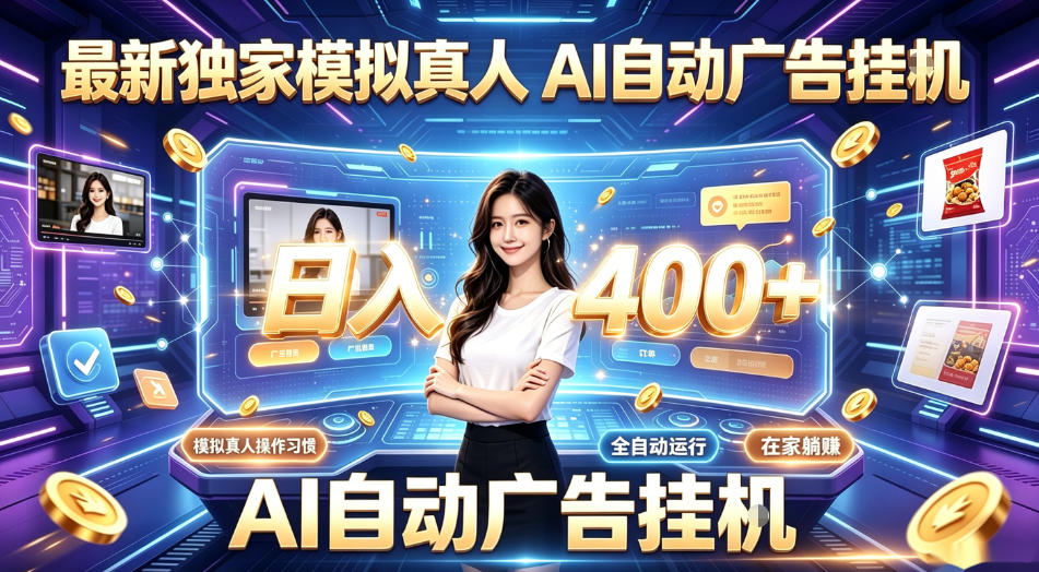 最新独家模拟真人，AI自动挂号挂G，日入400+，全程全自动运行，无需人工【揭秘】-白蛇网