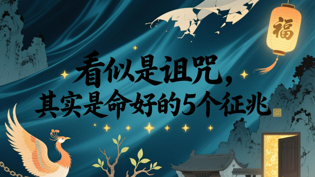 付费文章：看似是诅咒，其实是命好的5个征兆-白蛇网
