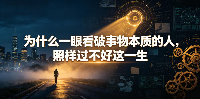 付费文章：为什么一眼看破事物本质的人，照样过不好这一生-白蛇网