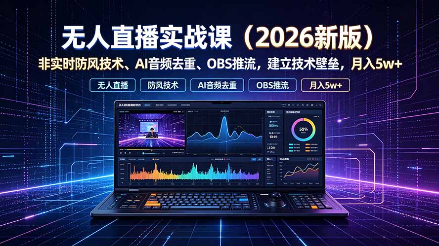 无人直播实战课(更新7月-白蛇网